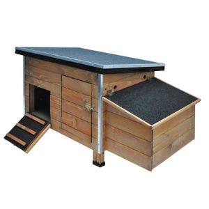 Poulailler En Bois Florentina 146x74x80 Cm Poulailler Basse Cour
