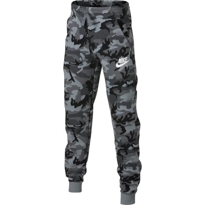 NIKE Pantalon Club Fleece Jogger AOP - Enfant garçon - Noir