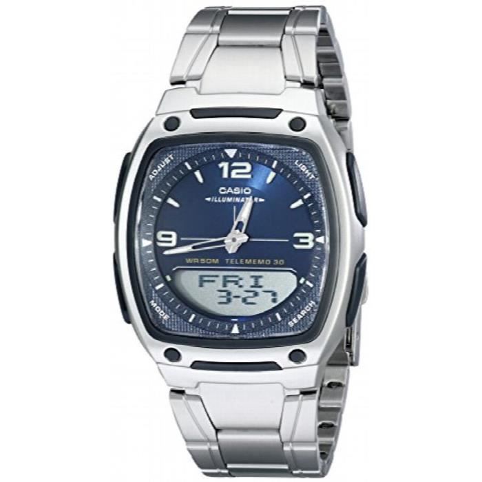 Casio Montre en acier inoxydable aw81d-2av de