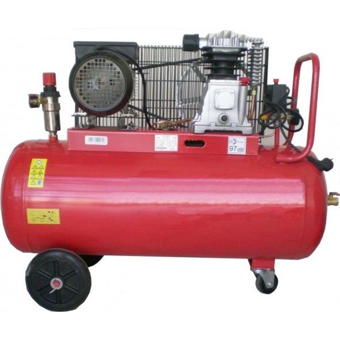 Compresseur d'air 100 L Fiac AB 100-360 M transmission à courroie