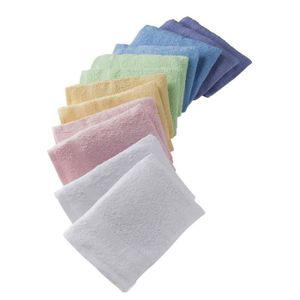 GANT DE TOILETTE Gants éponge unis, lot de 12