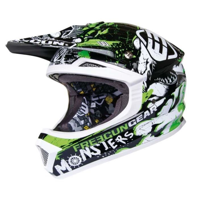 JWKJ Casque Moto Cross Enfant – Certifié DOT Avec Gants, Masque & Lunettes – Idéal Pour Motocross, Quad, BMX Et ATV (Taille Small)