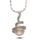 VIKI LYNN - Collier en Alliage Plaqué 18K Or Blanc