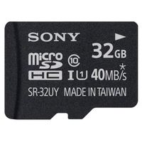 CARTE MÉMOIRE SONY Carte Mémoire Micro SDHC Class 10 32 GB 90 MB CARTE MÉMOIRE SONY Carte Mémoire Micro SDHC Class 10 32 GB 90 MB