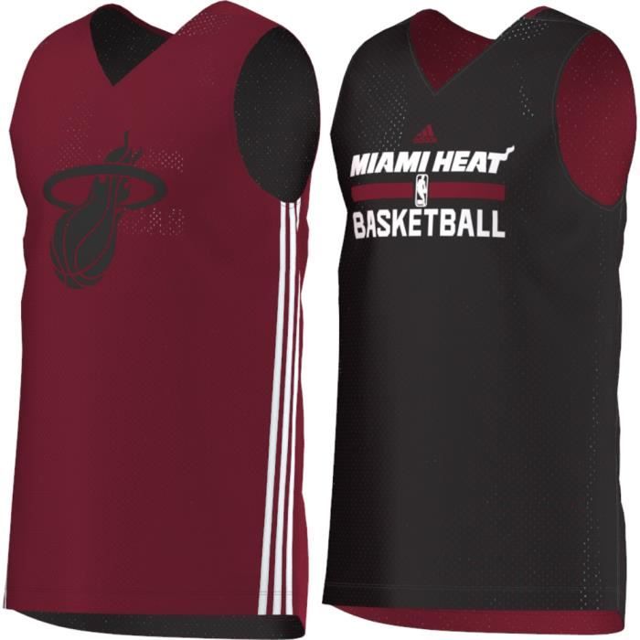 Maillot Miami Heat Adidas NBA Tr... Noir - Achat / Vente maillot - polo ...