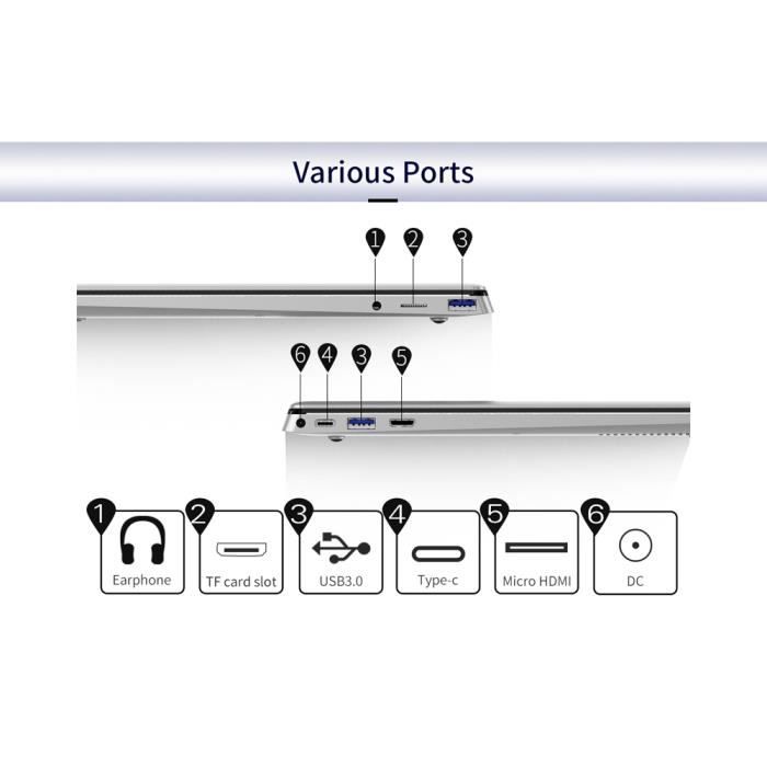 Jumper EZBook X4 Pro Notebook-PC Portable Ordinateur3