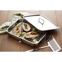 FUMOIR Fumoir "maison" en inox 37X27 FUMOIR Fumoir "maison" en inox 37X27