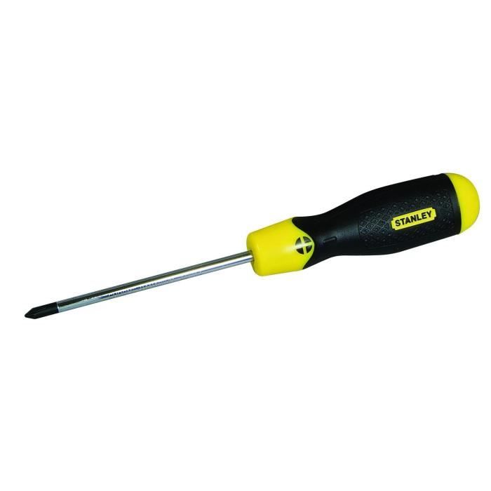 STANLEY Tournevis Cushion grip Phillips PH1x75mm