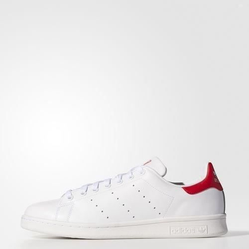 ADIDAS ORIGINALS Baskets Stan Smith - Homme - Blanc et rouge Blanc ... ADIDAS ORIGINALS Baskets Stan Smith - Homme - Blanc et rouge