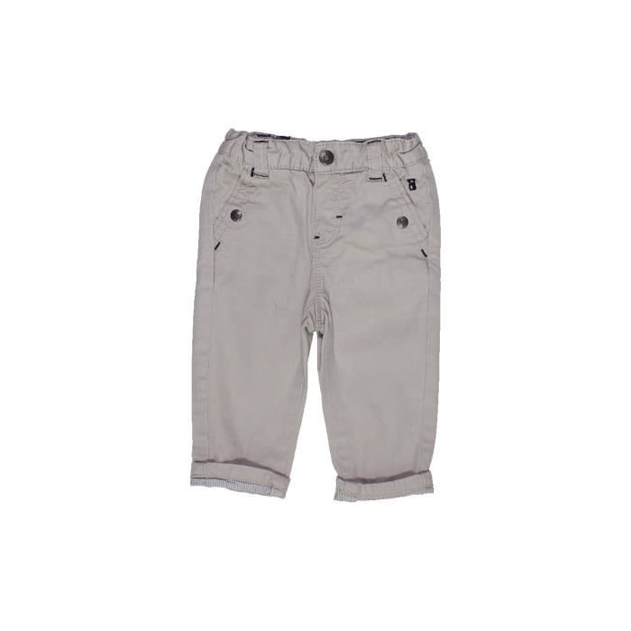 Pantalon Bebe Garcon Okaidi 3 Mois Gris Ete 9701 Gris Gris Achat Vente Pantalon Cdiscount