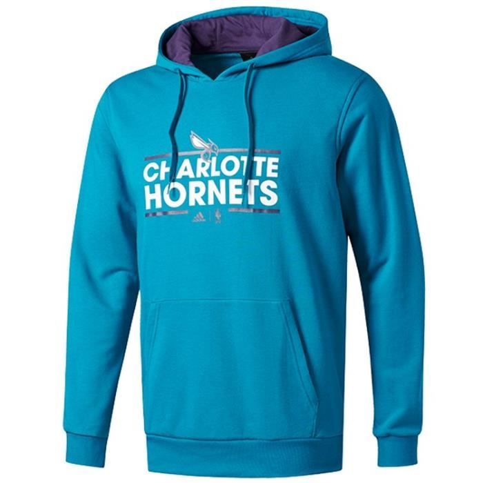 ADIDAS NBA Sweatshirt de basket-ball Charlotte Hornets - Homme - Bleu