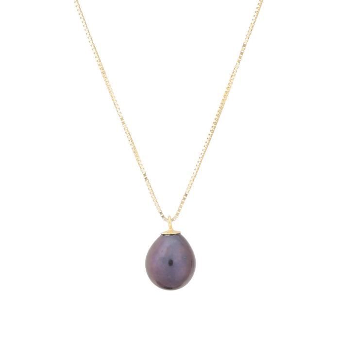 PERLINEA Collier Perle de Culture et Or Jaune 375° Femme