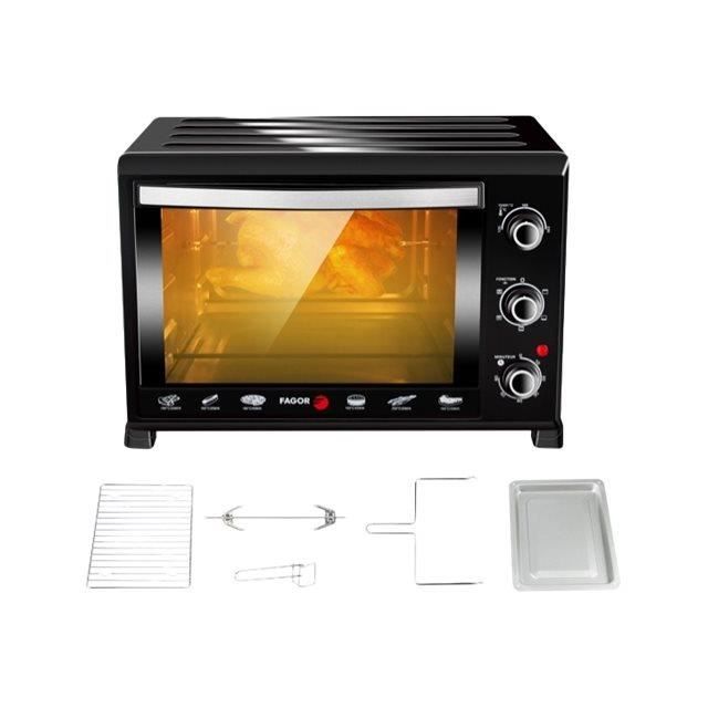 FAGOR FG327 - Mini four avec tournebroche - 40L - 2000W - Noir