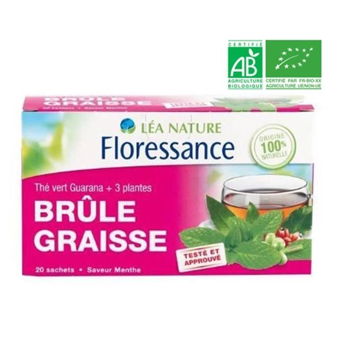 Thé vert brûle graisse café bio - 30g