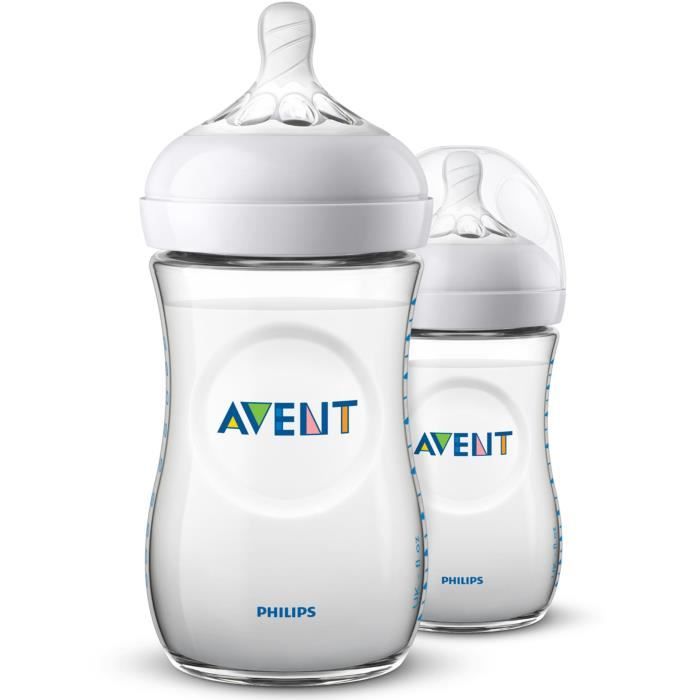 PHILIPS AVENT Lot de 2 biberons Natural 2.0 - 260 ml