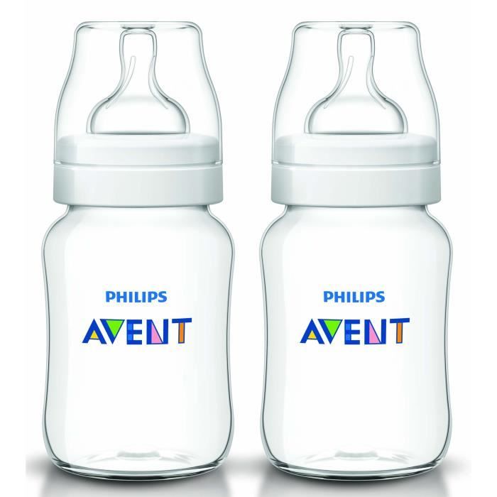 PHILIPS AVENT Lot de 2 biberons 260ml Classic+