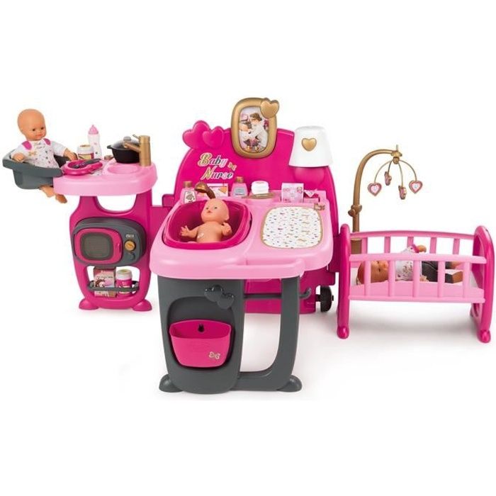 SMOBY Baby Nurse Grande Maison des Bébés - 23 Acs