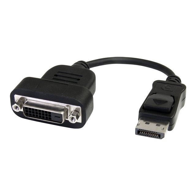 STARTECH Adaptateur vidéo actif DisplayPort vers DVI - Convertisseur DP vers DVI-D - M/F - 1920x1200 - Noir