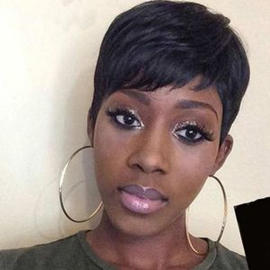 Perruque Courte Femme Noire Achat Vente Pas Cher