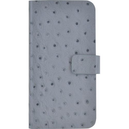 BBC Etui folio cuir véritable pour iPhone 6 - Gris