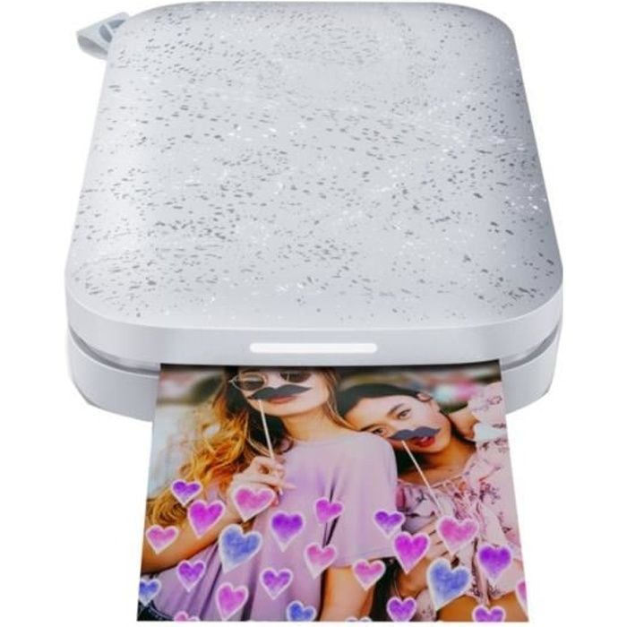 HP Imprimante Photo de Poche Sprocket 200 - Bluetooth - Coloris blanc