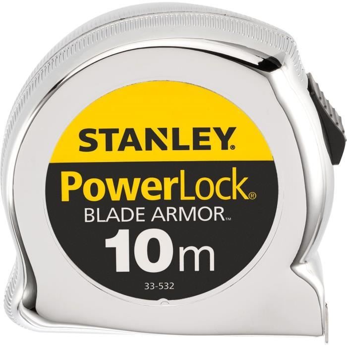 STANLEY Metre ruban Powerlock Blade Armor 10m 25mm