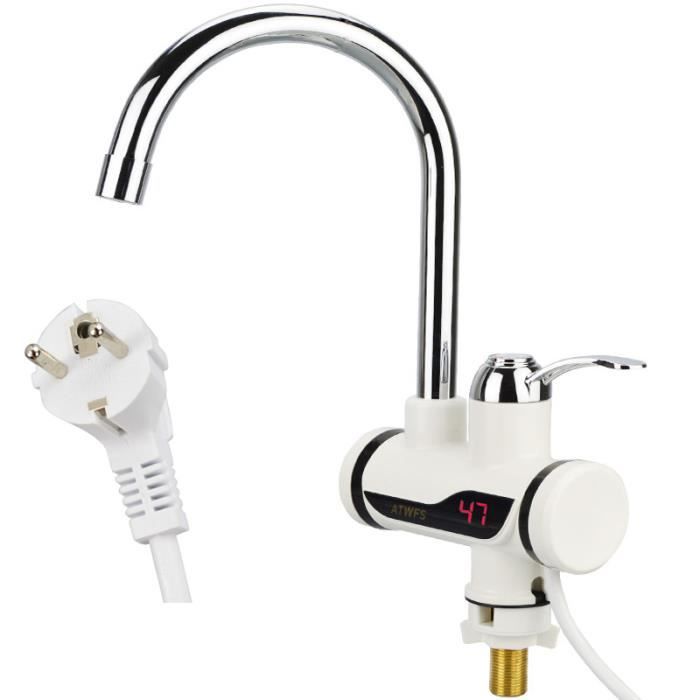 3000w instantane robinet deau chaude lectrique affichage de la temprature eu plug - Robinet Eau Bouillante Instantanee 3000w instantane robinet deau chaude lectrique affichage de la temprature eu plug - Robinet Eau Bouillante Instantanee