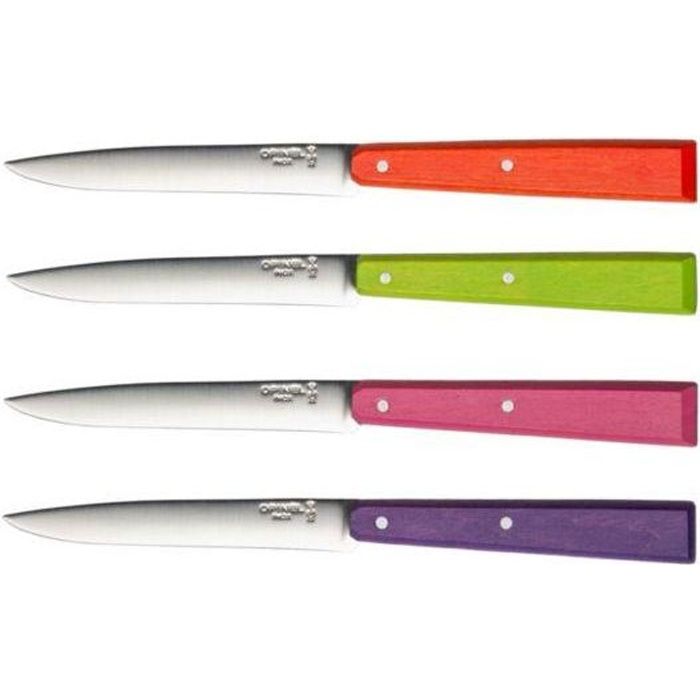 Coffret OPINEL Bon appétit Pop 4 couteau   Les points clés Type de