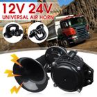 Fort Triple Camion Poids Lourds Tir Lkw Bus Chrome Klaxon Air Airhorn 12//24v