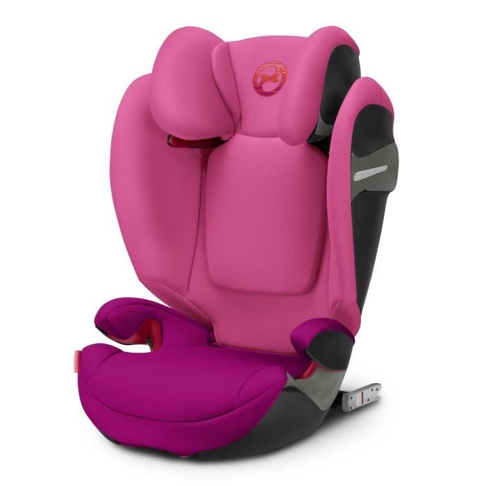 CYBEX Siège auto Groupe 2 3 - Solution S - Fix Isofix - Passion Pink