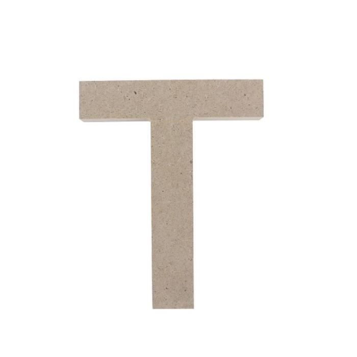 LA FOURMI Lettre T MDF - 12x12x1,6cm