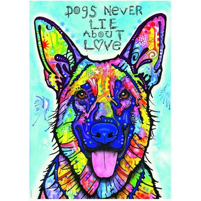 MERCIER Puzzle 1000 pieces Dogs Never Lie 50 x 70 cm