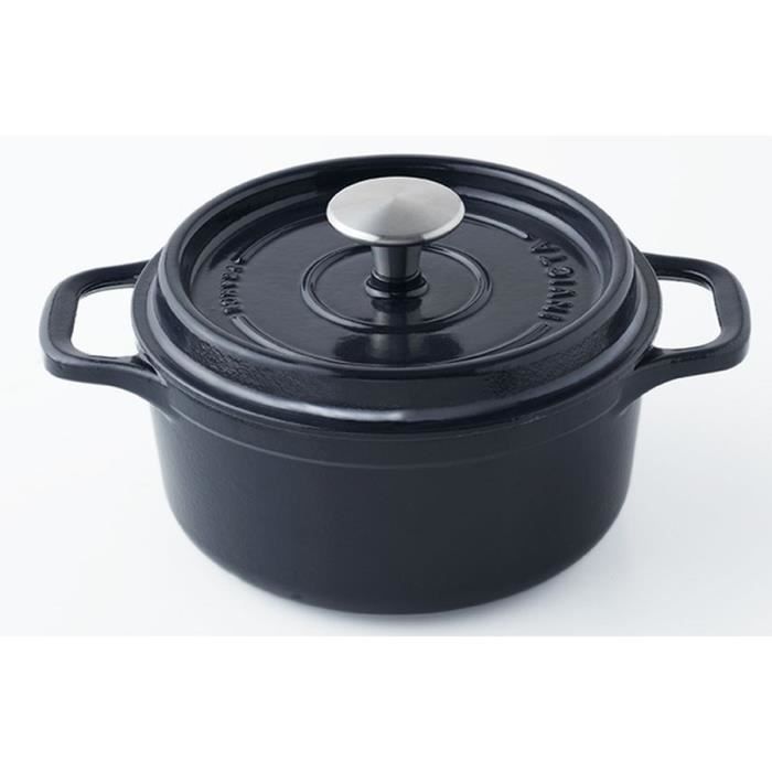 INVICTA Cocotte ronde - Ø 32 cm - Bleu réglisse - Tous feux dont induction