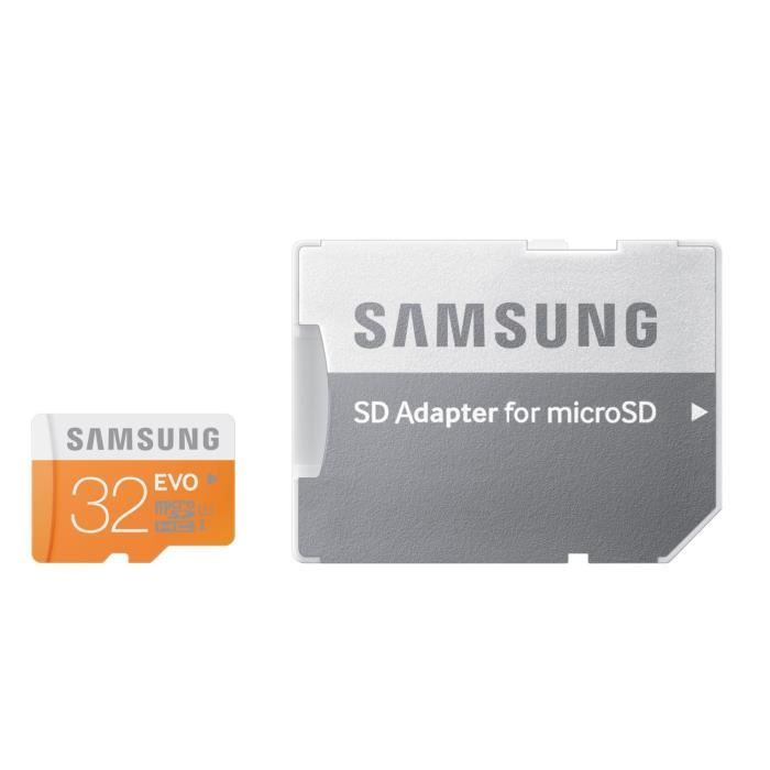 Samsung Carte Micro SD Evo Adapt 32G