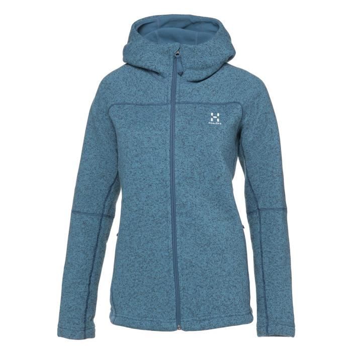 HAGLOFS Veste Swook Q Hood Femme Bleu