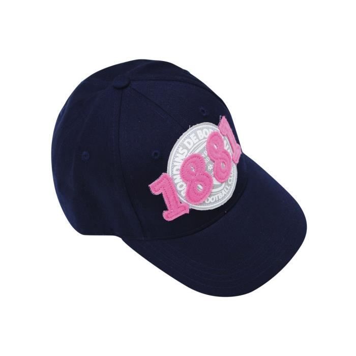 FCGB Casquette junior 1881 Héritage - Marine et rose