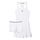 ADIDAS Robe de Tennis Avec Short Blanc et Noir