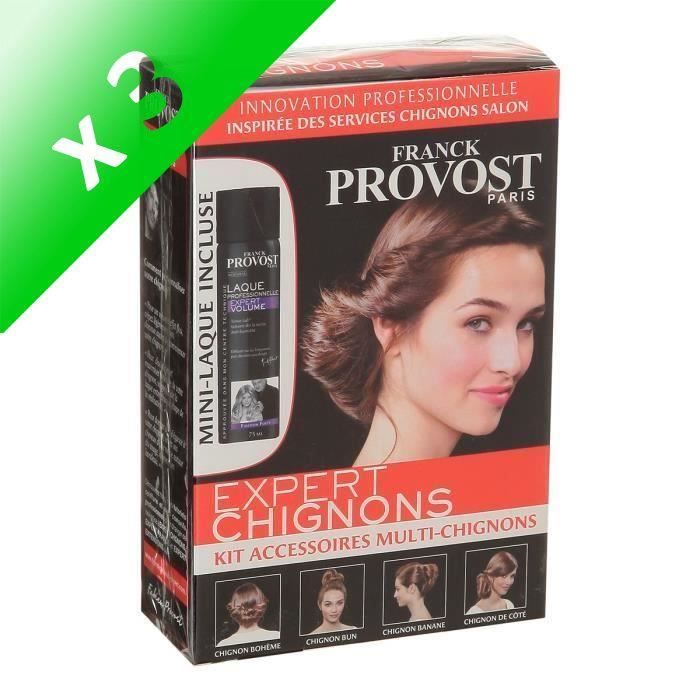 Produit shopeco.fr : Lot De 3 - FRANCK PROVOST Kit Chignon