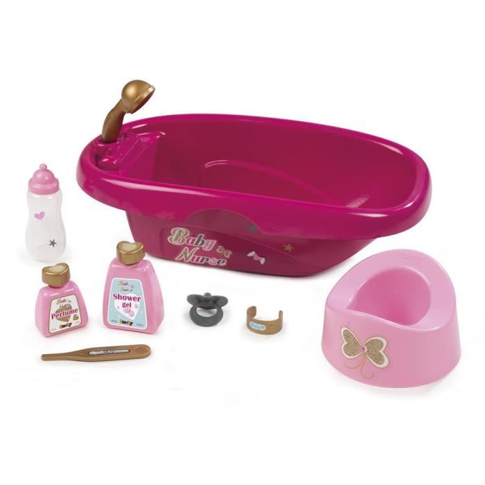 SMOBY Baby Nurse - Set Baignoire + Accessoires