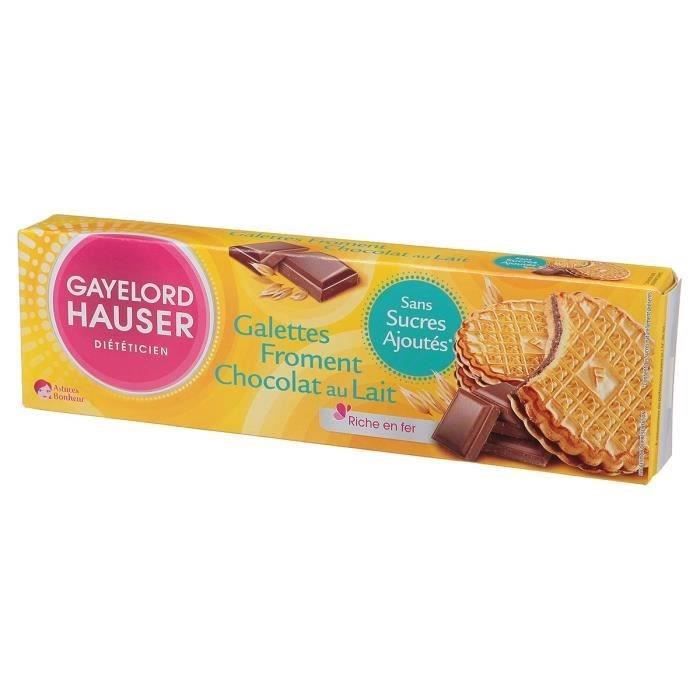 GAYELORD HAUSER Galettes Froment Chocolat au Lait - 120 g