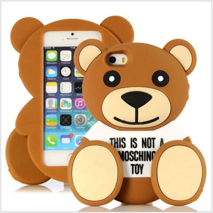 coque iphone 4 silicone ours
