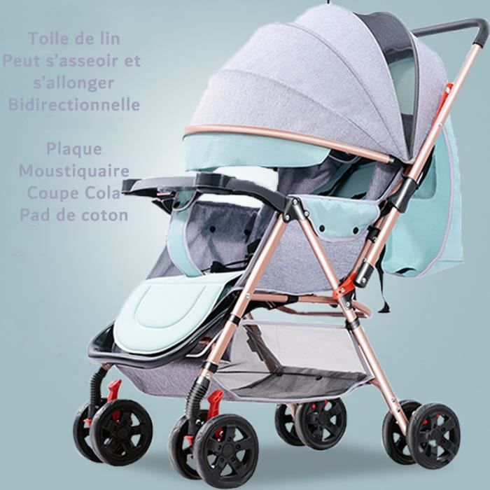 poussette canne couché