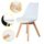 Lot of 4 Meubles en chêne chaises design contempor