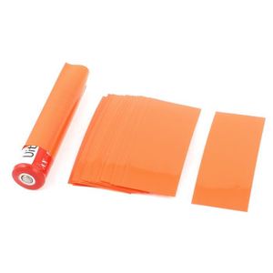 sourcing map 20pcs 18.5mm Dia PVC Thermor/étractables Tube bleu pour 1 x 18650//18500 Batterie