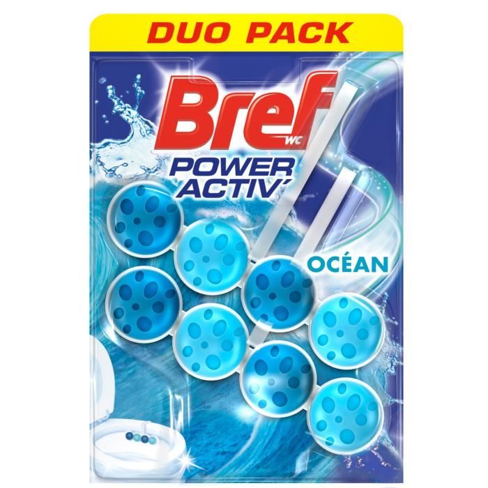 BREF WC Pack Power Activ Ocean Bloc WC Nettoyant