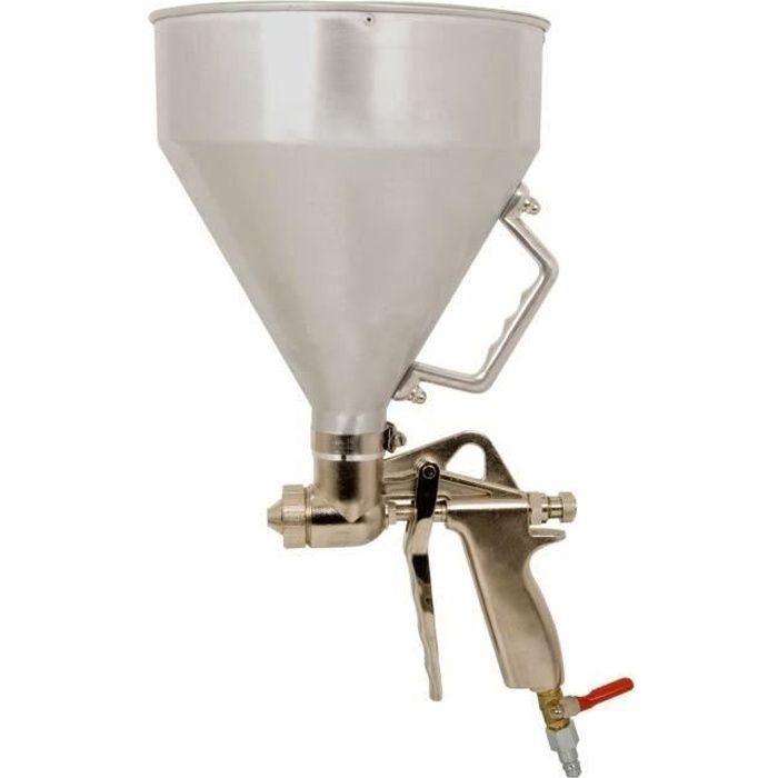 MECAFER Pistolet de peinture pneumatique pour enduit de finition/crépis