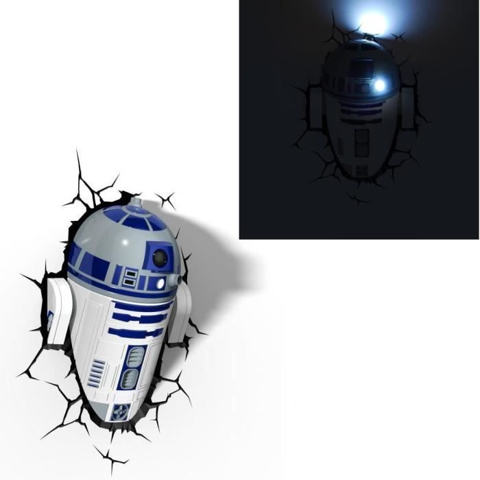 Star Wars Lampe Décorative 3d R2d2 Achat Vente Applique Cdiscount