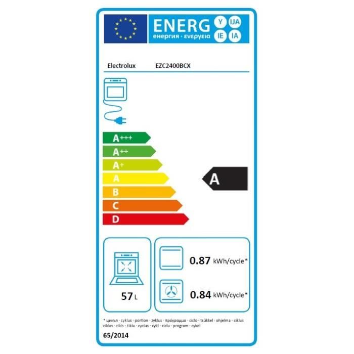  EZC2400BCX Four électrique encastrable multifonction1