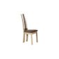 Taupe Tissu Haut Tapissée Dossier Chêne Achat Chaise Blanchi Nm8nO0wv