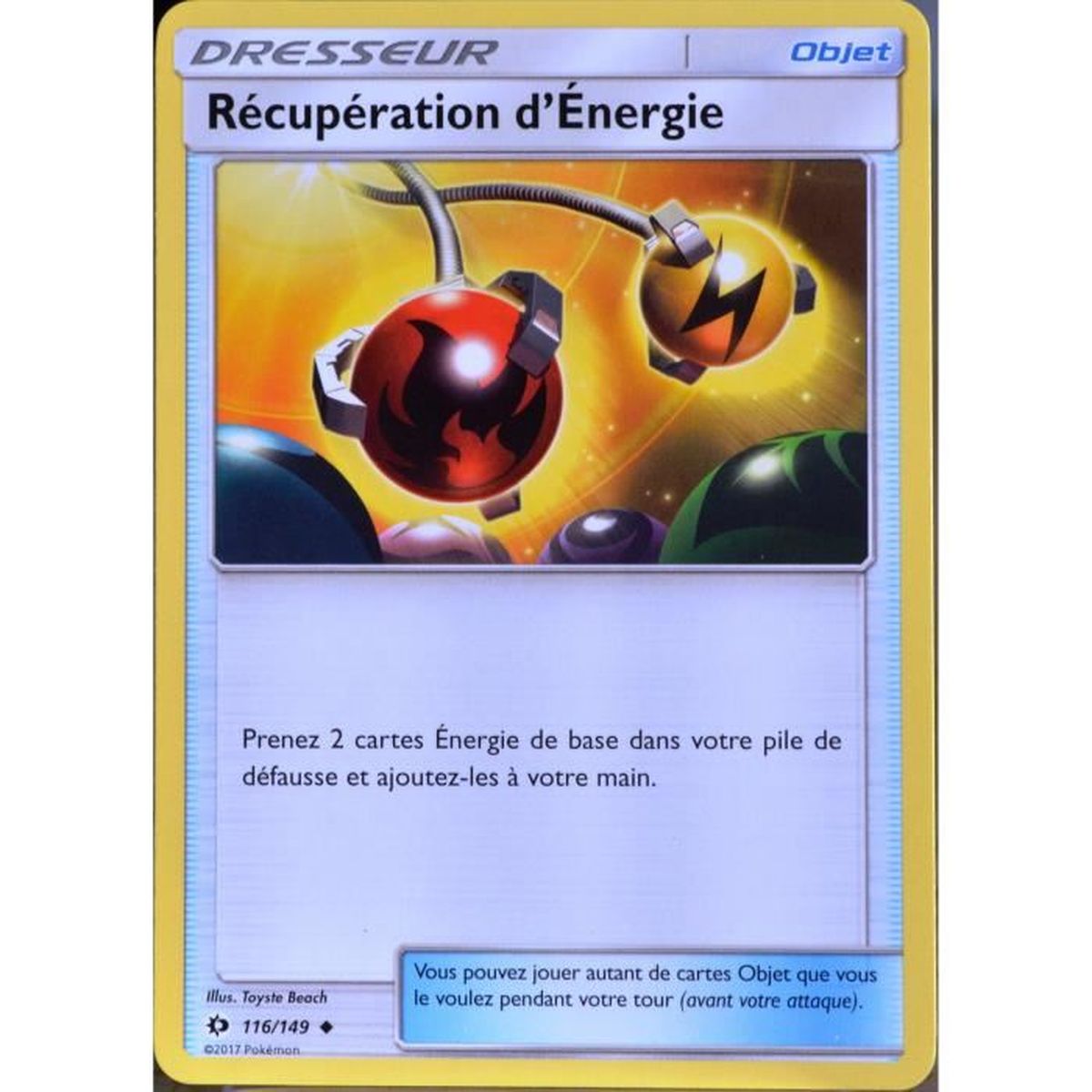 CARTE A COLLECTIONNER carte Pokémon 116 149 Récupération